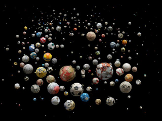 Illustration for article titled This Galactic Mass of Soccer Balls Were Found in Oceans Around the World